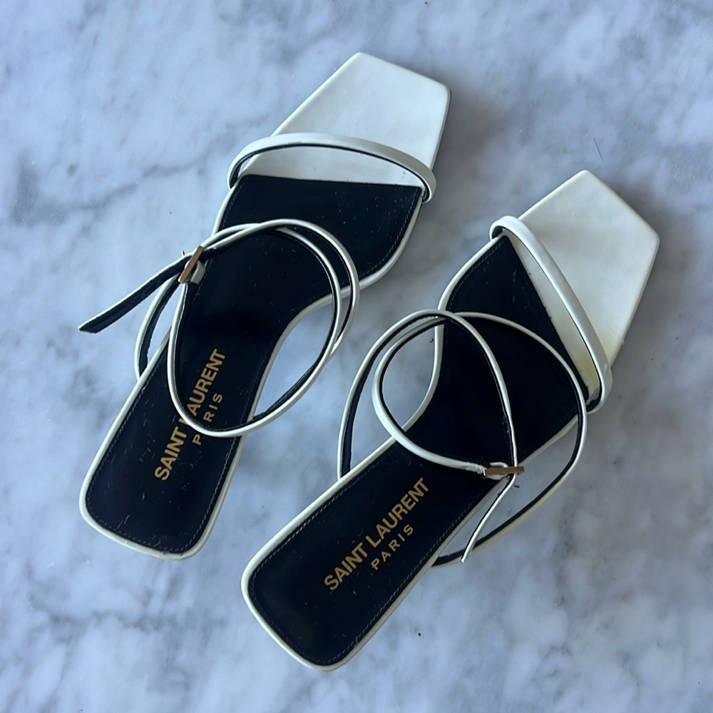 Saint Laurent patent leather sandals